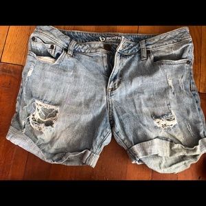 Ripped Jean shorts